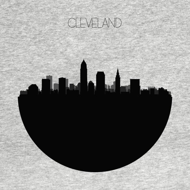 Cleveland Skyline by inspirowl